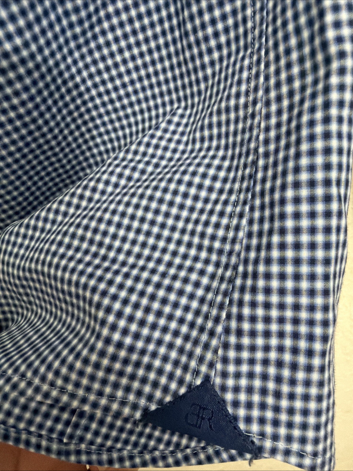 Banana Republic-leggiung Men’s Utility Blue Slim Fit LS Shirt Made In Italy
