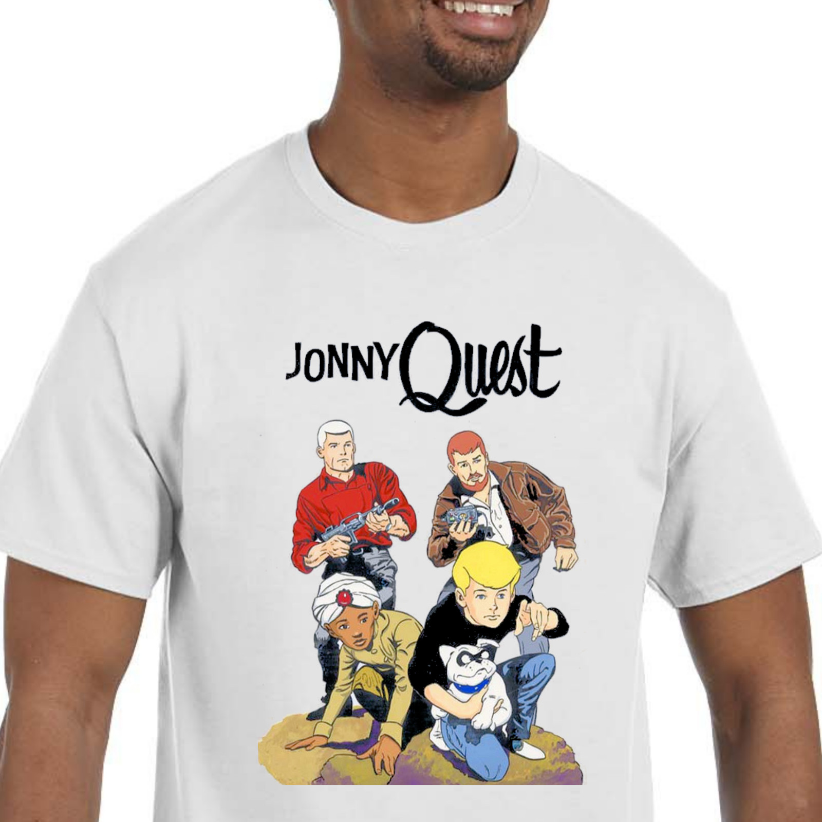 Jonny Quest T-Shirt NEW *Pick your size* Johnny 80’s cartoon 70’s