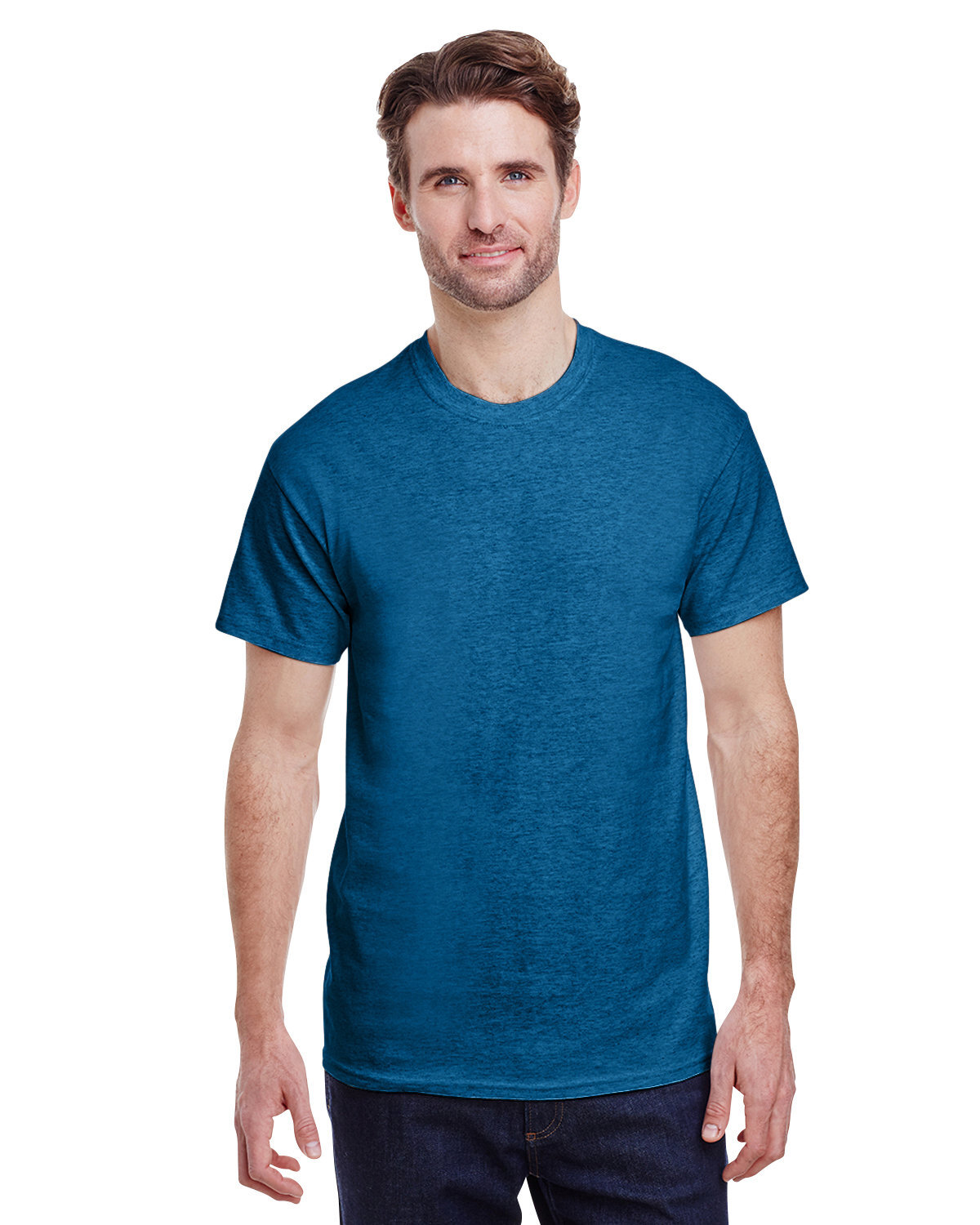 Gildan G500 Adult Solid Heavy Cotton Classic Fit Plain Blank Casual T-Shirt
