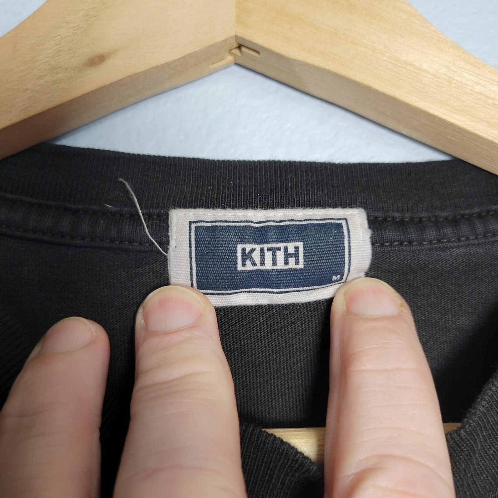 KITH Miami Design District Exclusive Flamingo Script T-Shirt M Nocturnal Black