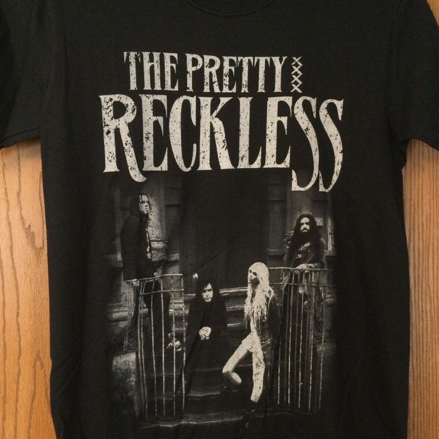 VTG The Pretty Reckless band black T-shirt Unisex short sleeve S-5XL 1F1840