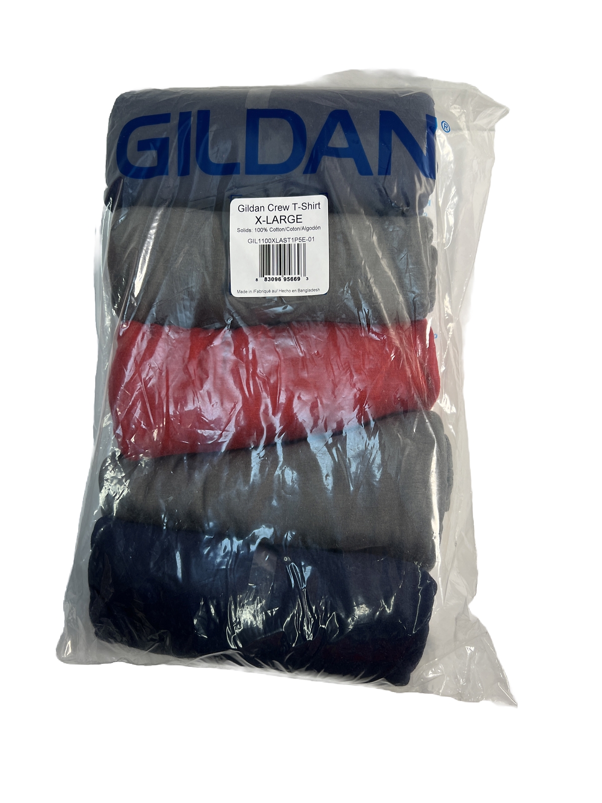Gildan Men’s Crew T-Shirts, X-LG Multipack, Style G1100