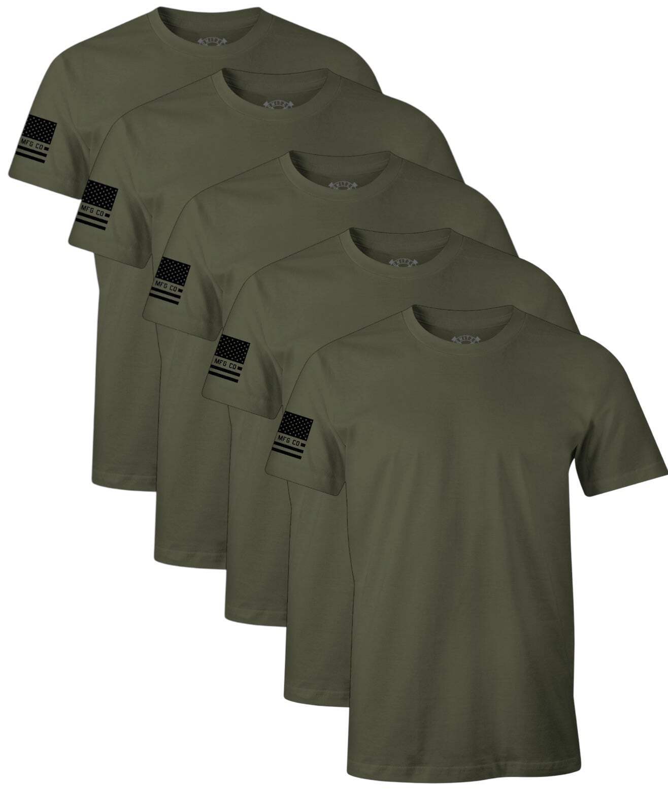 Howitzer Men’s T-shirt Standard Basic Packs Surplus Green Military Grunt