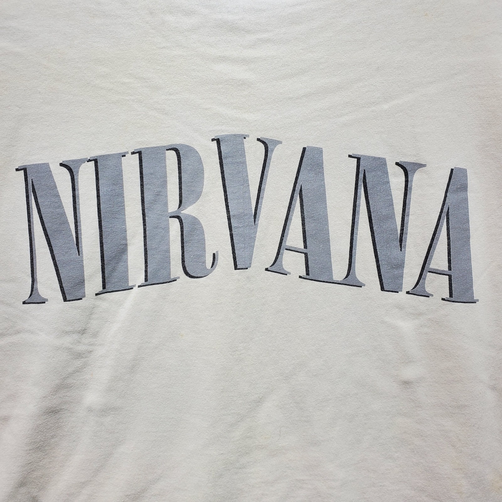 Vtg Nirvana T-Shirt Men’s Size XL White 1996 Kurt Cobain Band Music *No Tag*