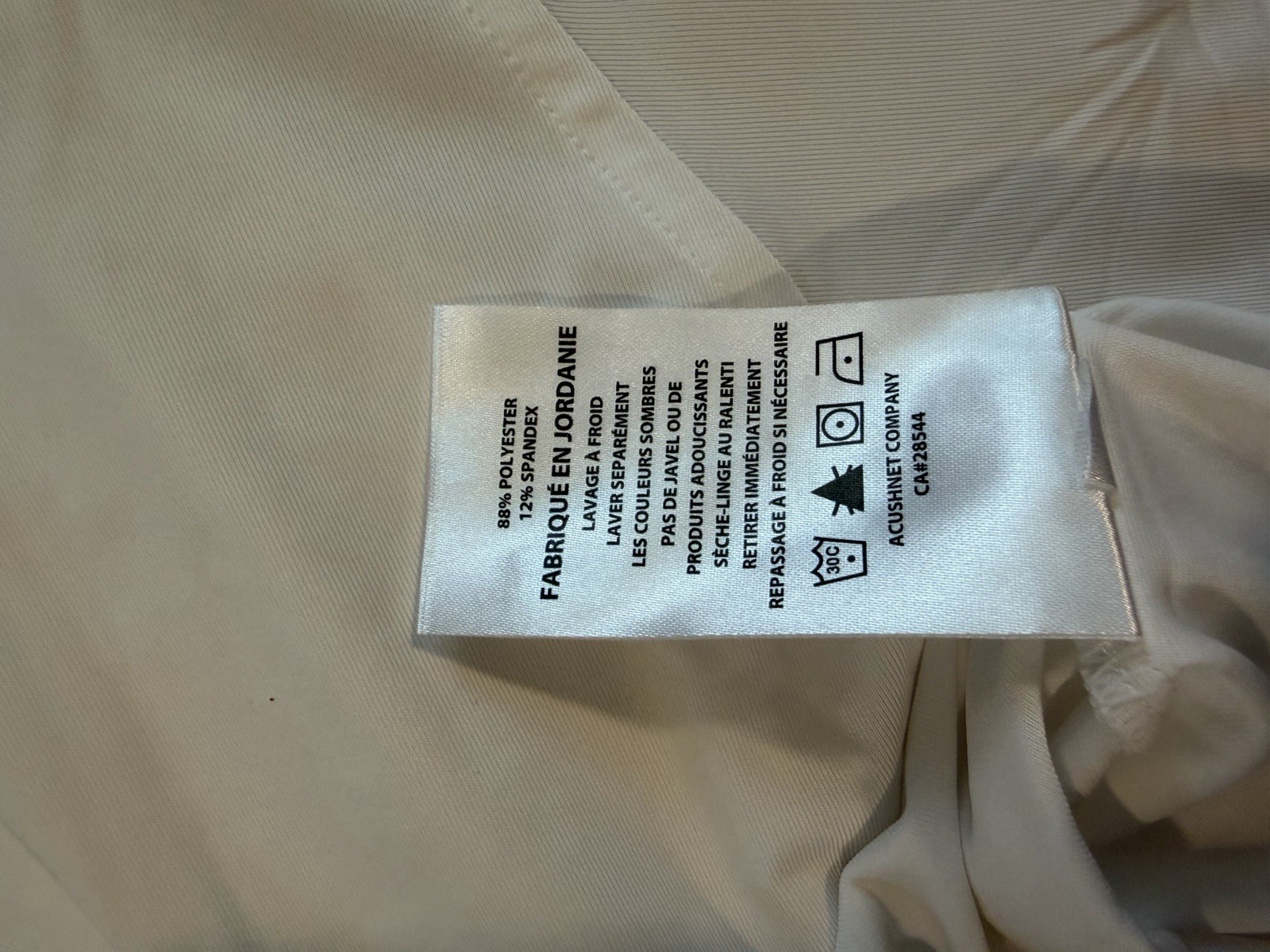 Footjoy Prodry Performance Solid Lisle SS Polo Golf Shirt White Wicking XL