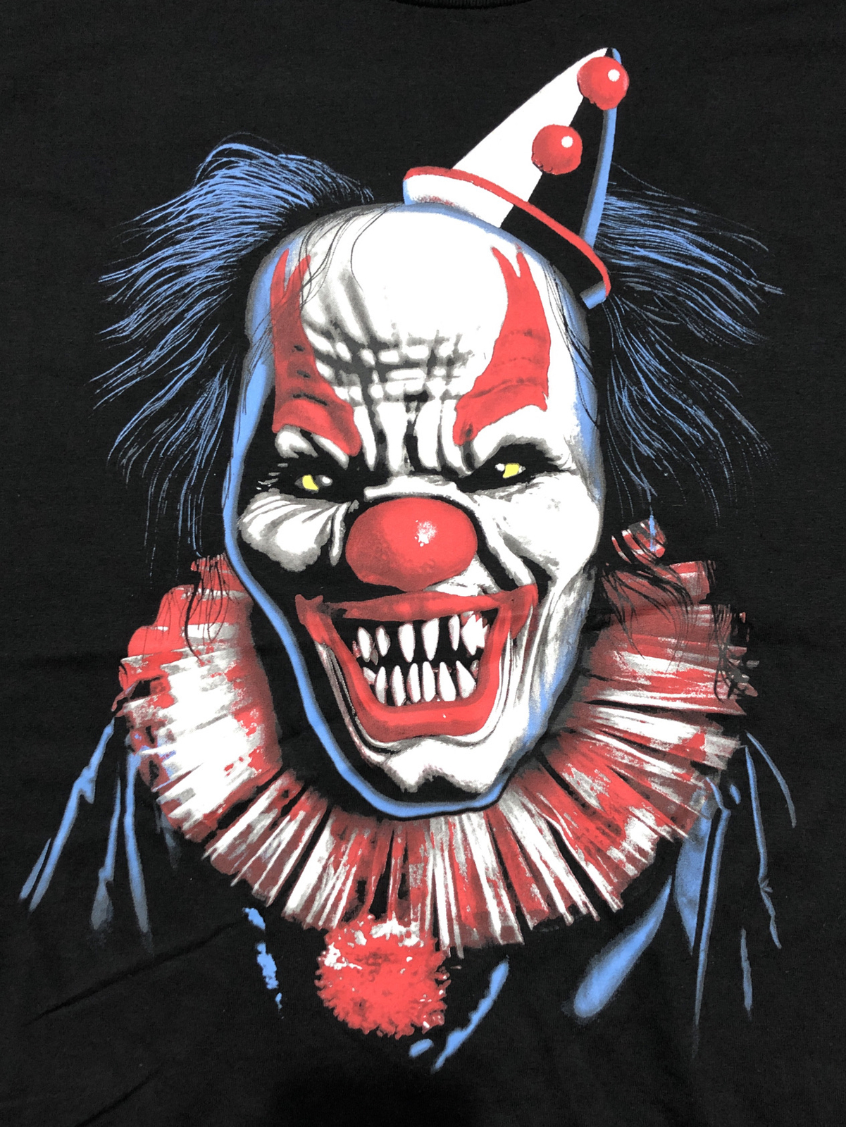 Men’s Short Sleeve Creepy Clown T-Shirt Halloween Horror • Your Choice Of Size