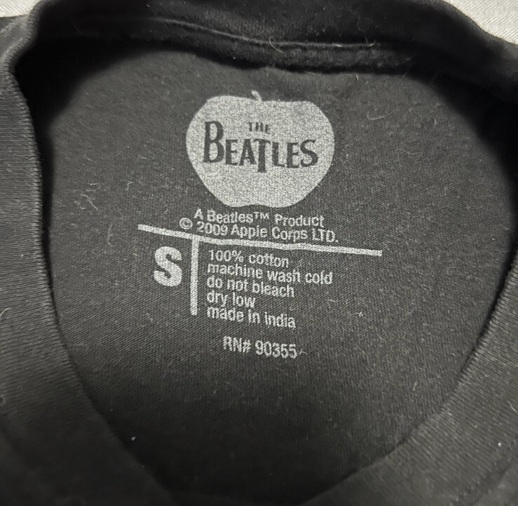 The Beatles Tee Size Small