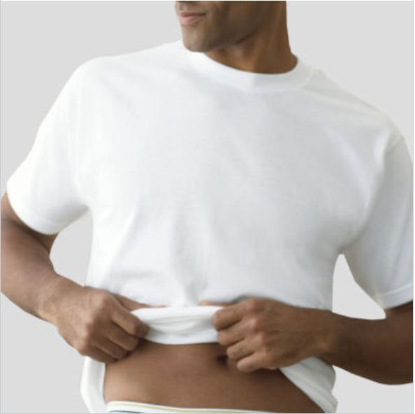 Stafford 4-Pack Men’s Ultra Soft 100% Cotton Crew-Neck T-Shirt White