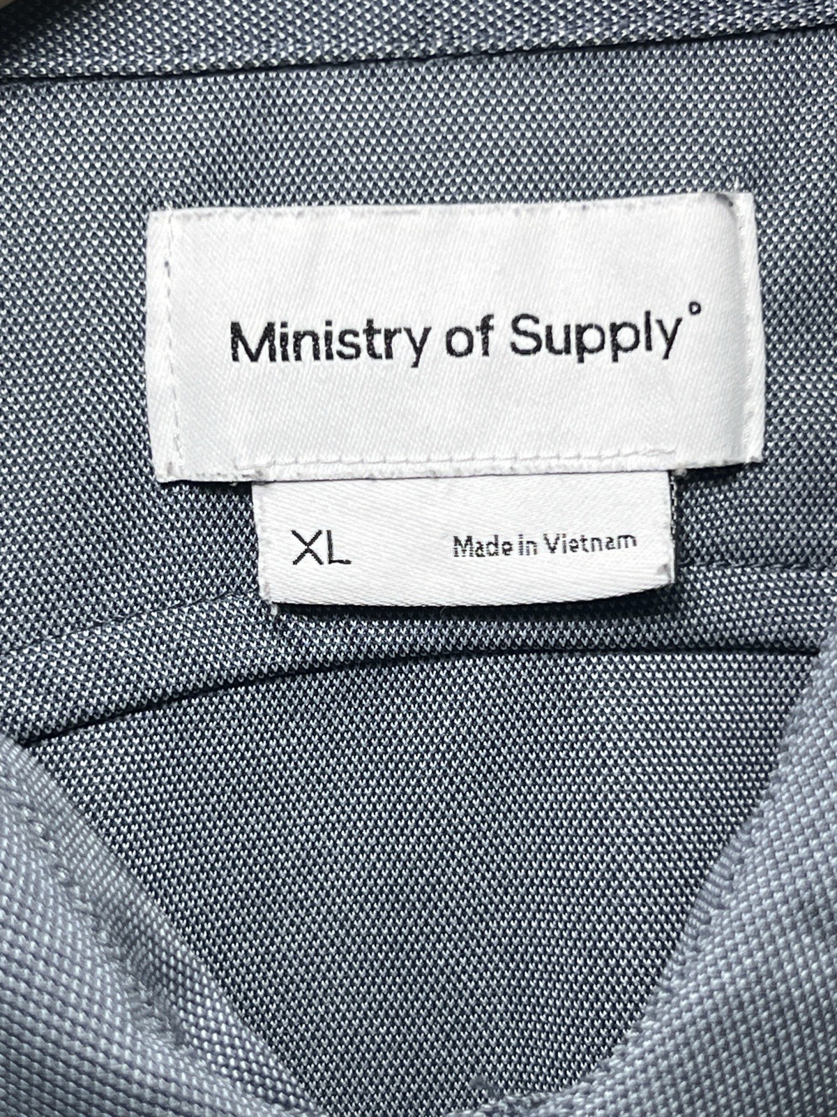 Ministry of Supply Performance Navy Black Short Sleeve Golf/Polo Shirt SZ XL