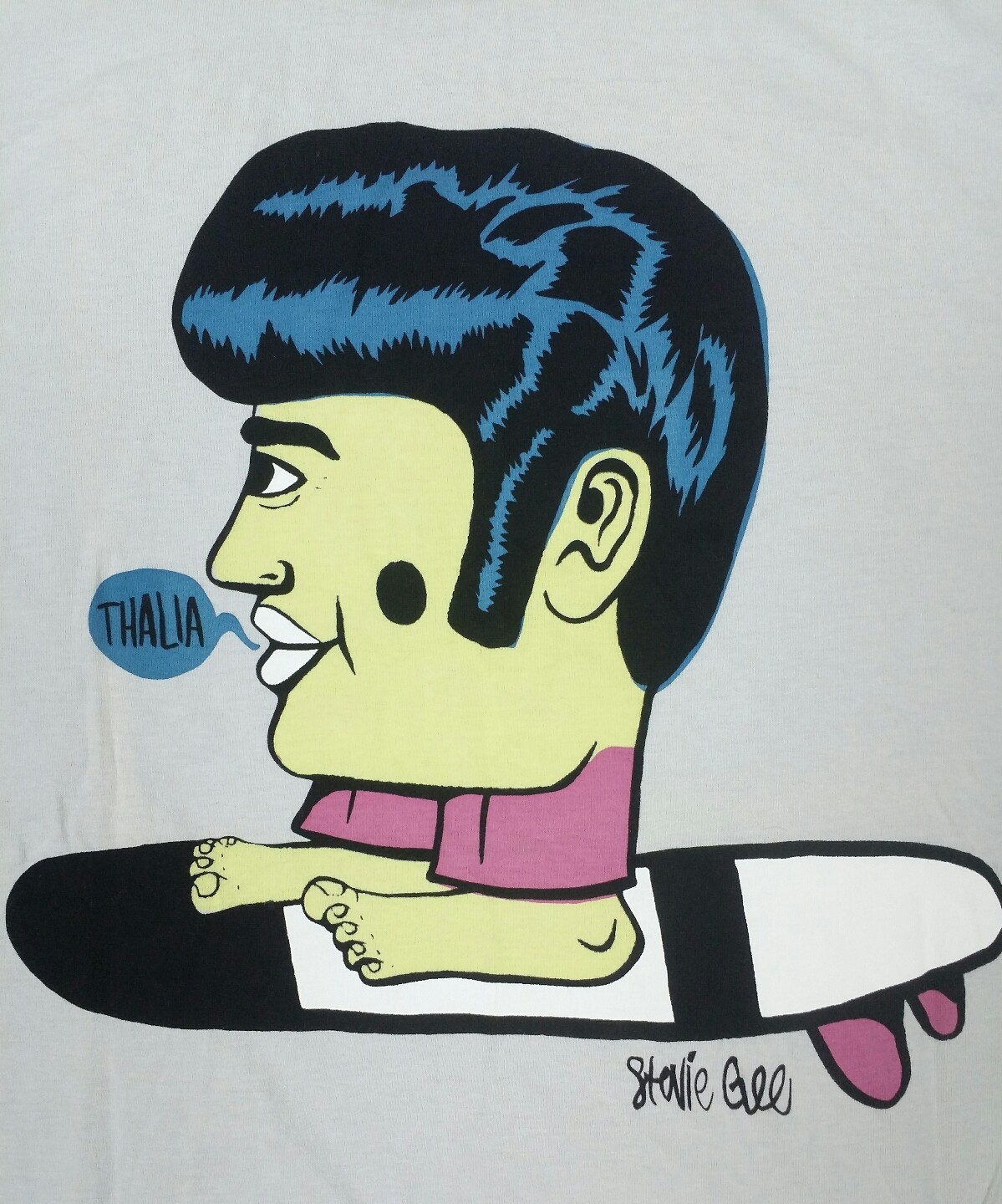 Stevie Gee Art T Shirt Mens L Thalia Street Surf Shop Laguna Beach Private Label