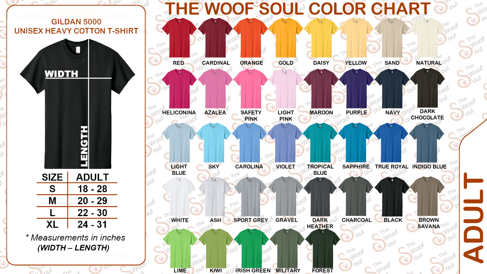 Gildan 5000 Unisex Adult Men Women G500 Tee Youth 5000B T-shirt