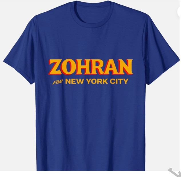Zohran Mamdani For Mayor Merch New York Unisex T-Shirt