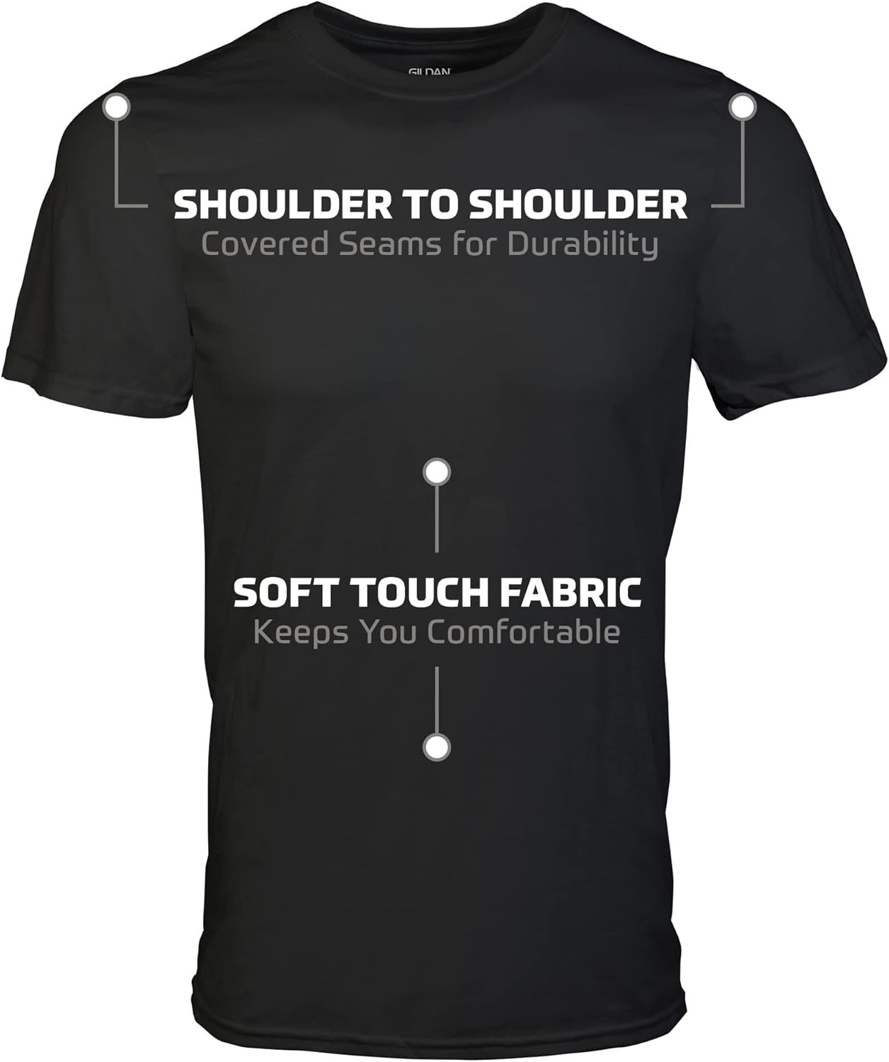 Unisex Crew T-Shirts Multipack Style G1100 Shirt Cotton Clothing T-shirt