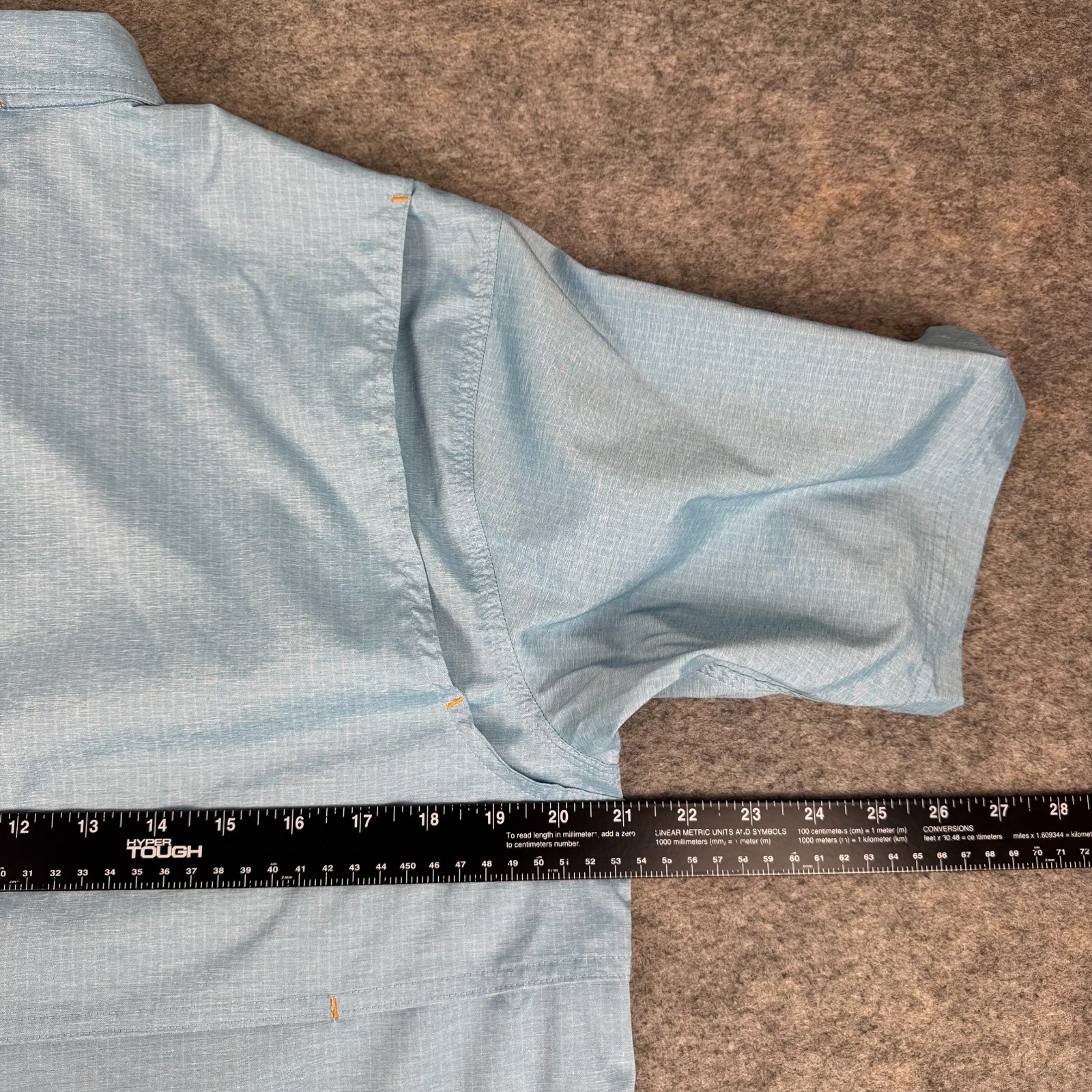 Ariat Rebar Made Tough VentTEK DuraStretch Work Shirt Blue Mens Small S