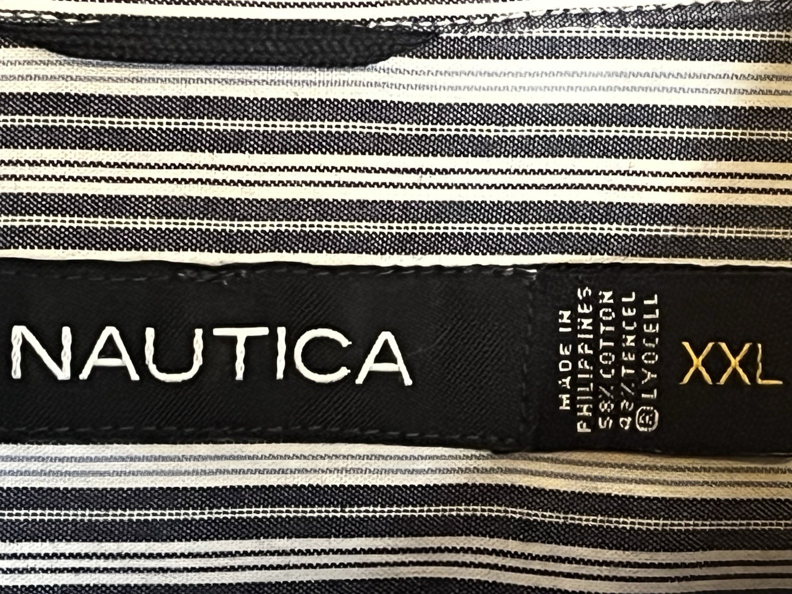 Lot of 3 Nautica, TD Thomas Dean, William Shirts Long Sleeve Multi Colors XXL