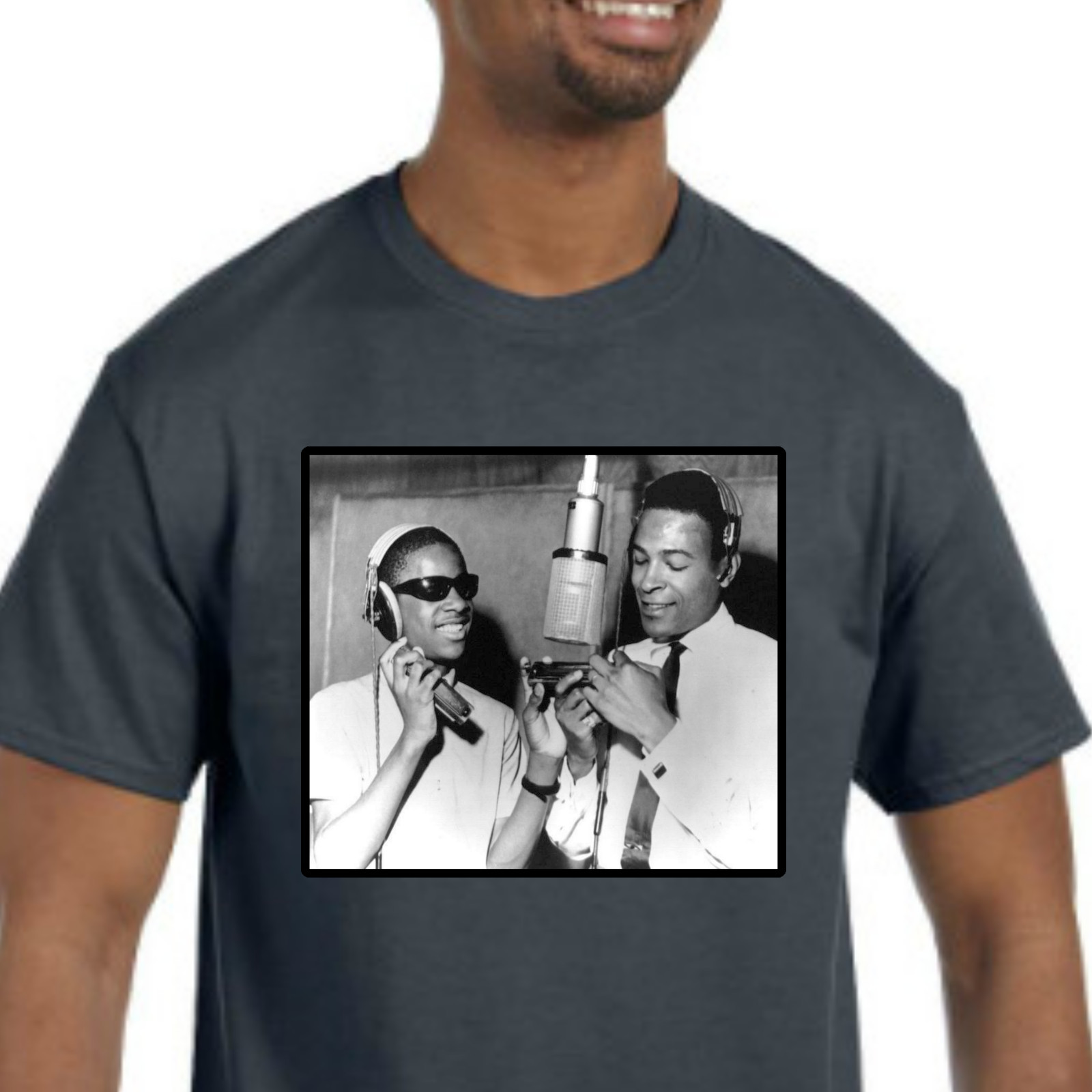 Stevie Wonder / Marvin Gaye T-Shirt NEW (NWT) *Pick your color & size*