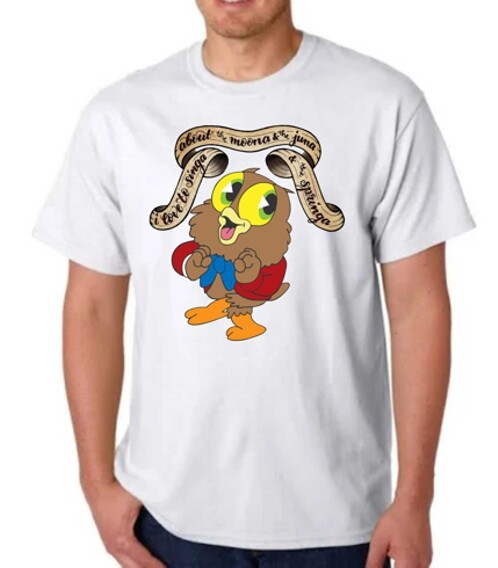 OWL JOLSON “I LOVE TO SING-A” LOONEY TUNES T-SHIRT CARTOON TEE