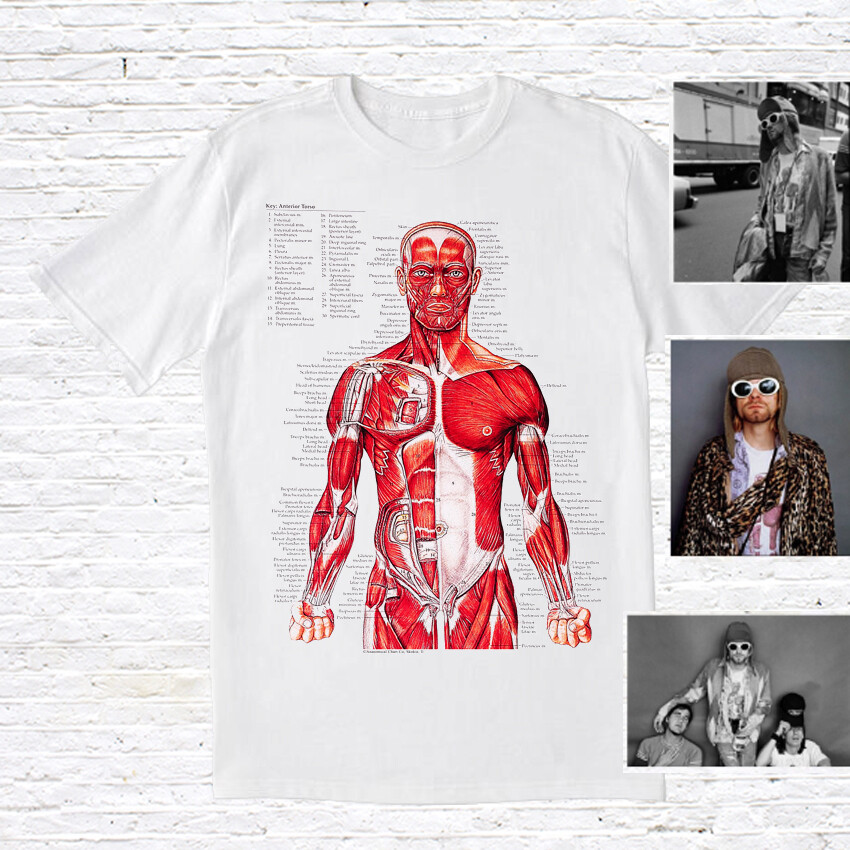 Muscular System T-Shirt (worn by Kurt Cobain / Nirvana / 90’s)