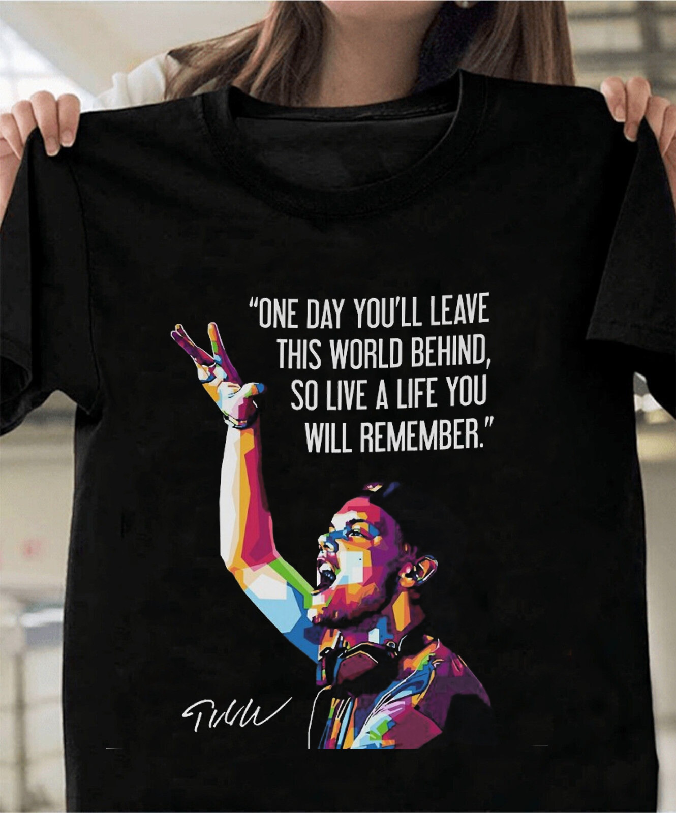 Rare Collection Avicii Cotton Quotes Gift For Fan Black S-2345XL T-shirt GC1042