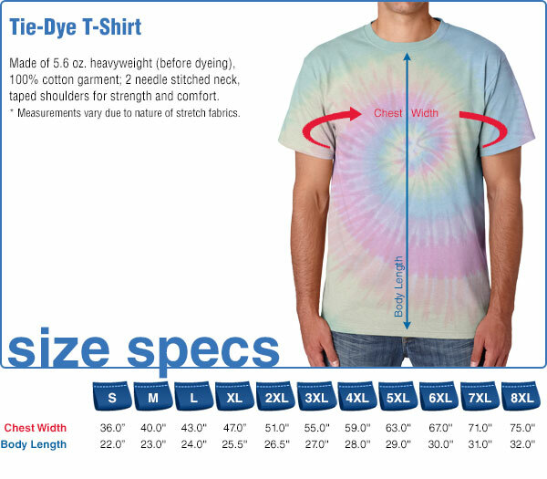 GRATEFUL DEAD-SHAMROCK V-SYF-2 Sd TIE DYE T SHIRT M-L-XL-2X -3X-4X-5X-6X