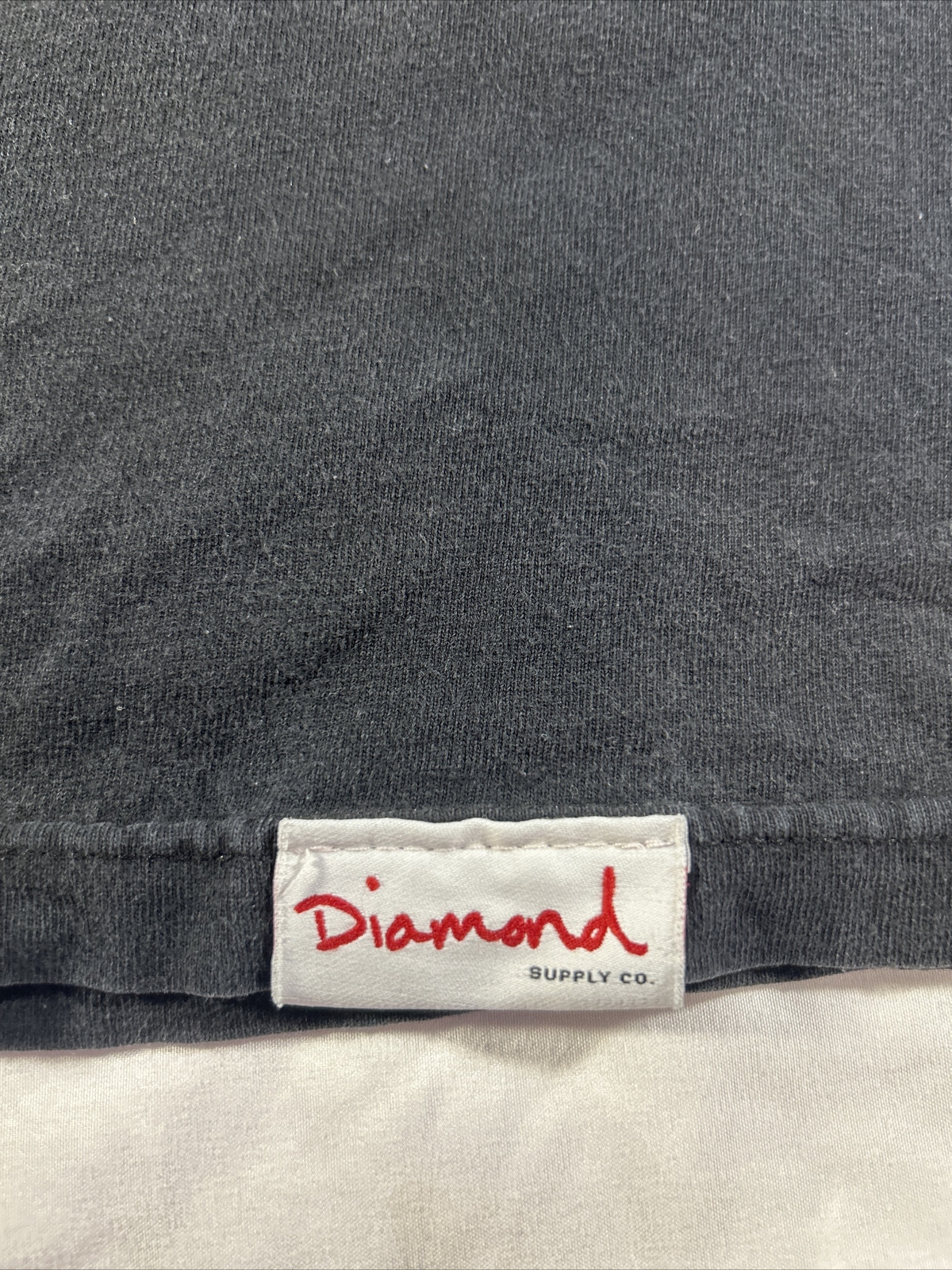 Travis Scott Diamond Supply Co. Collab Small Tshirt Black Colorful Solid Graphic