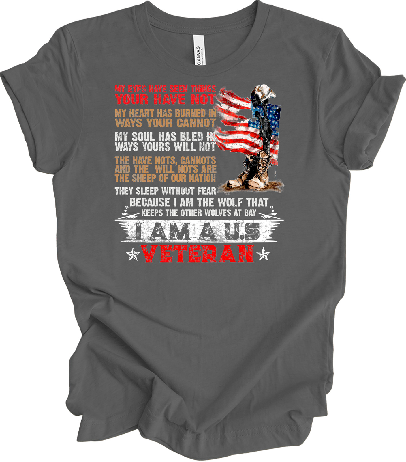 U.S. Veteran Patriotic Tee – Proud Military Service Shirt