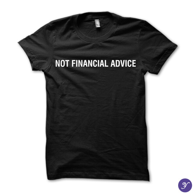 Not financial advice tshirt – crypto, cryptocurrency, crypto tees, crypto tshirt