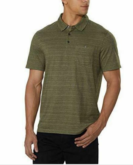 English Laundry Men’s Soft Feel Short Sleeve Polo Shirt With Pocket | F12