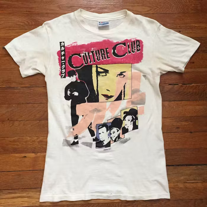 RARE Culture Club Boy George 1983 S-234XL Shirt White unisex Gift Fans D380