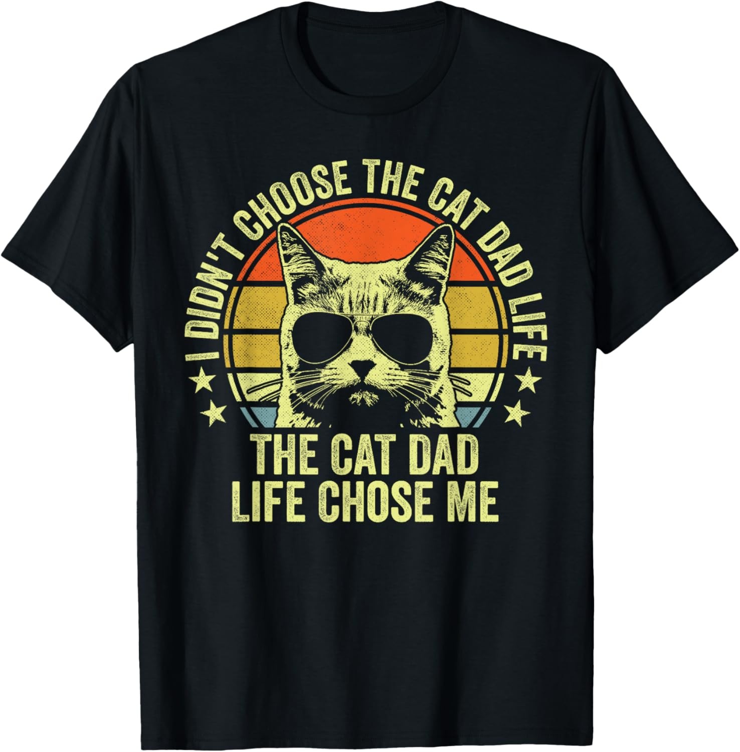Cat Dad Shirts For Men Funny Cat Dad Father’s Day Cat Daddy T-Shirt