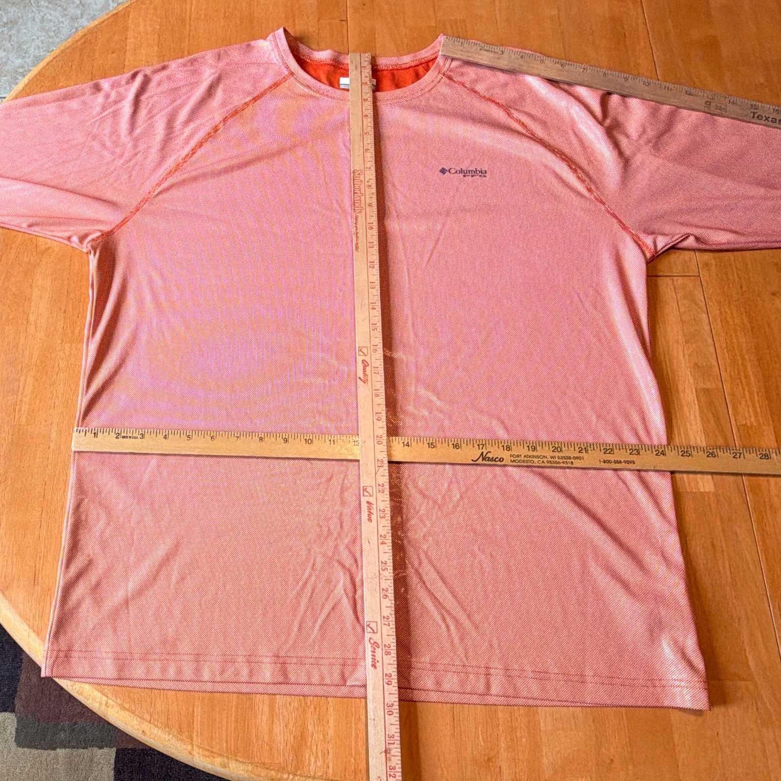 Columbia PFG Men’s Orange PFG Long Sleeve Tech Shirt – XL