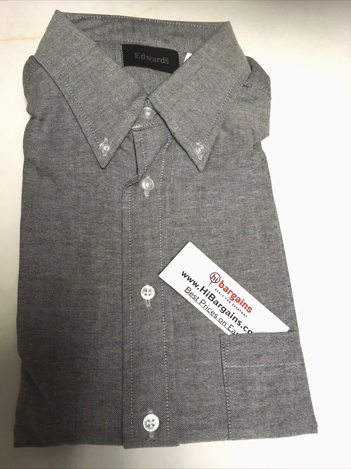 Edwards Men’s button down shirt New assorted sizes polyester cotton machine wash