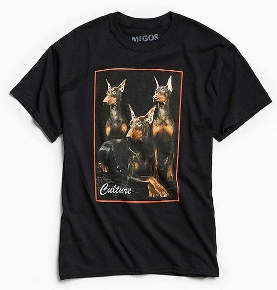 Migos Culture DOBERMAN T-Shirt NEW 100% Authentic