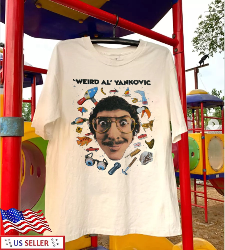 Vintage WEIRD AL YANKOVIC 1985 Tour Concert T-shirt Unisex Adult Size S to 5XL E