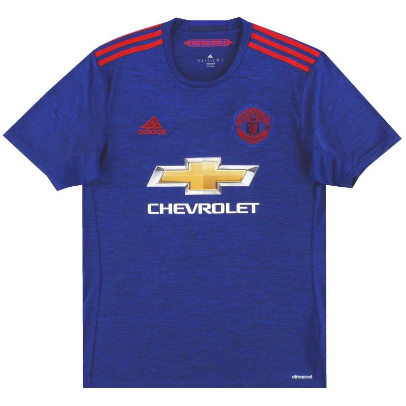 adidas 2016-17 Manchester United FC Away T-Shirt Men’s Tee