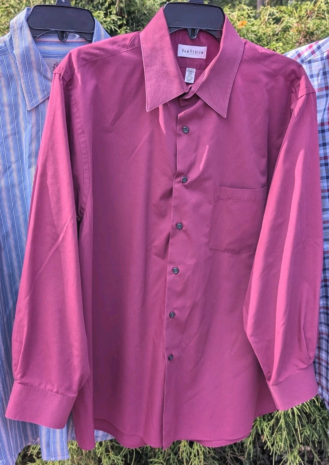 3 L Men’s Button Down Shirts Peter Millar Van Heusen Territory Ahead Business