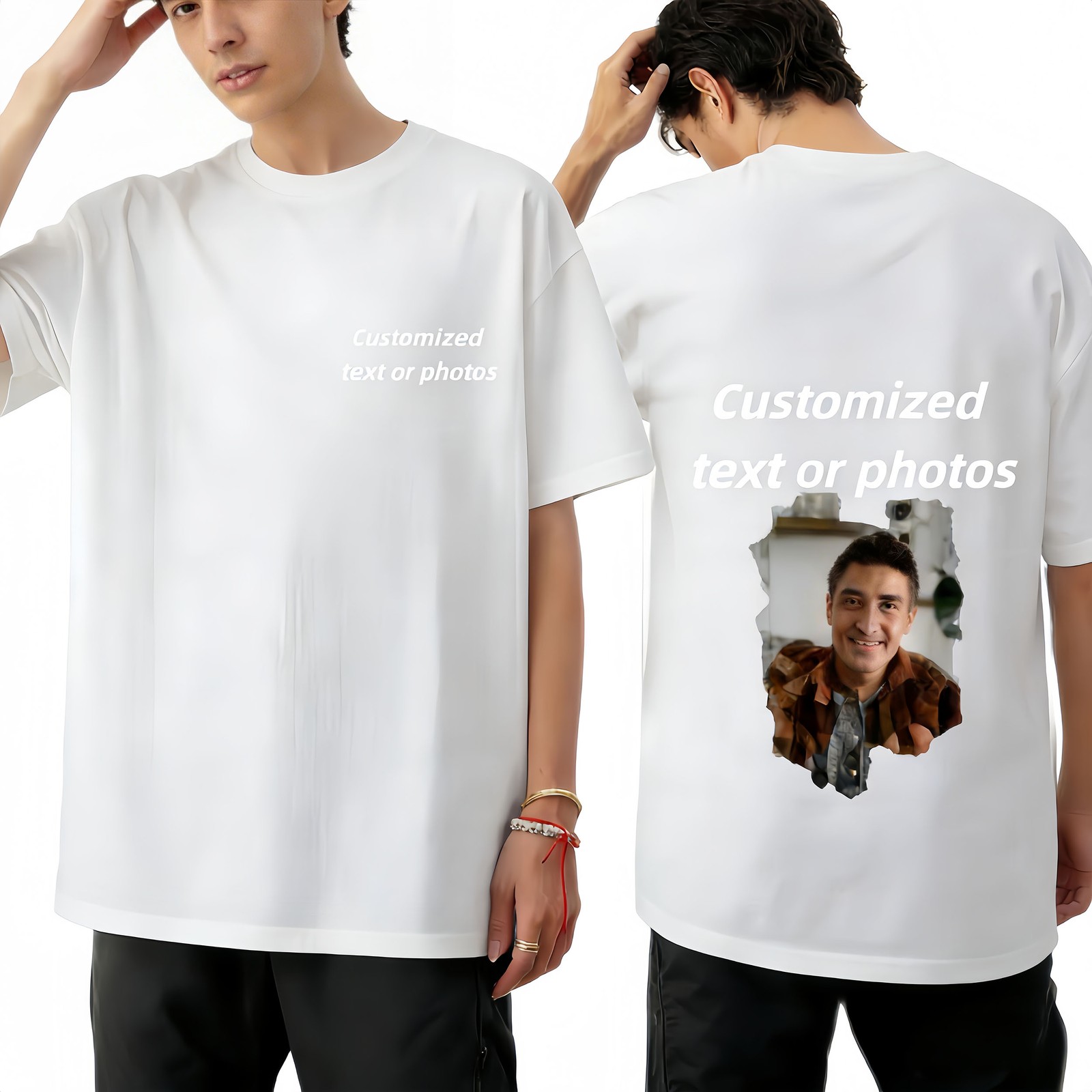 Best Friend Birthday T-Shirt Custom Name Photo Logo Personalized Gift