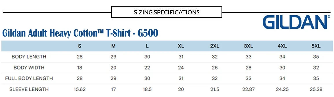 Gildan 500 Heavy Cotton Unisex T-Shirt Blank Tee S-2XL Buy 2 Get 1 FREE!