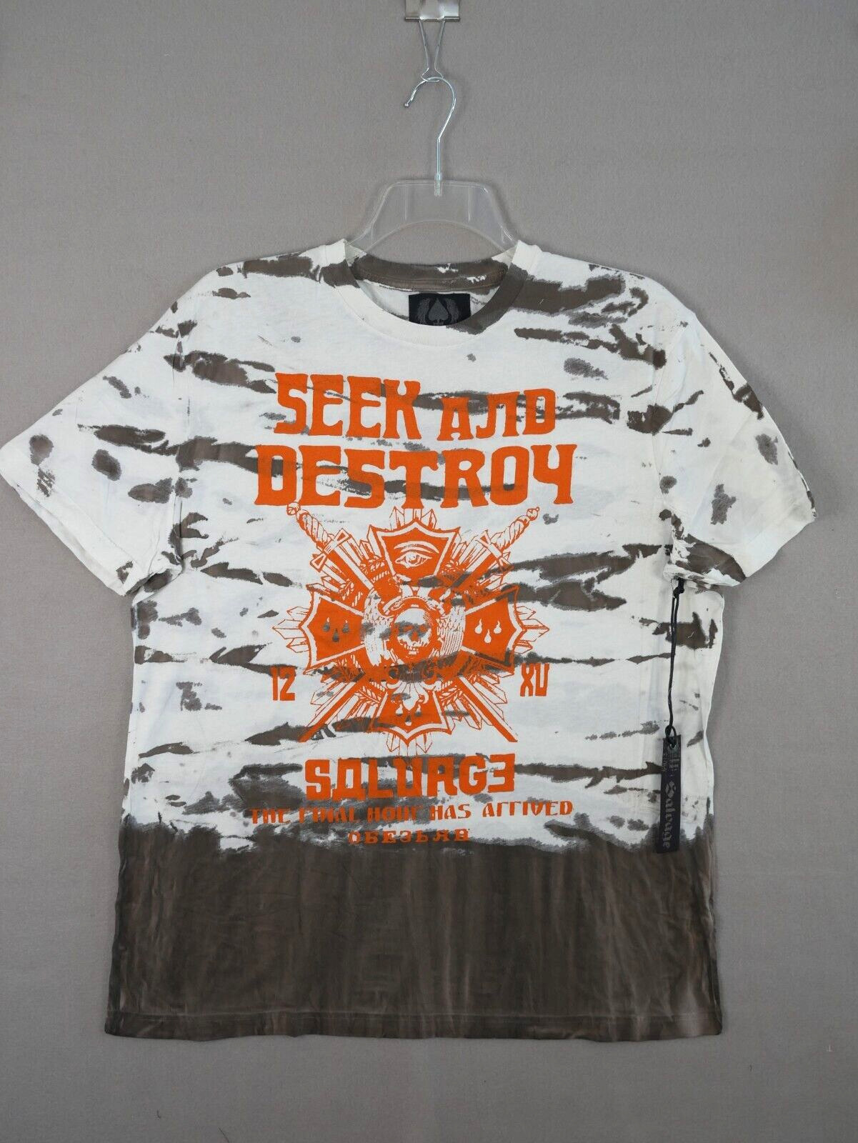 Genuine Vintage Salvage Brand T Shirt “SHOGUN” Rust V51T425 Size XXL
