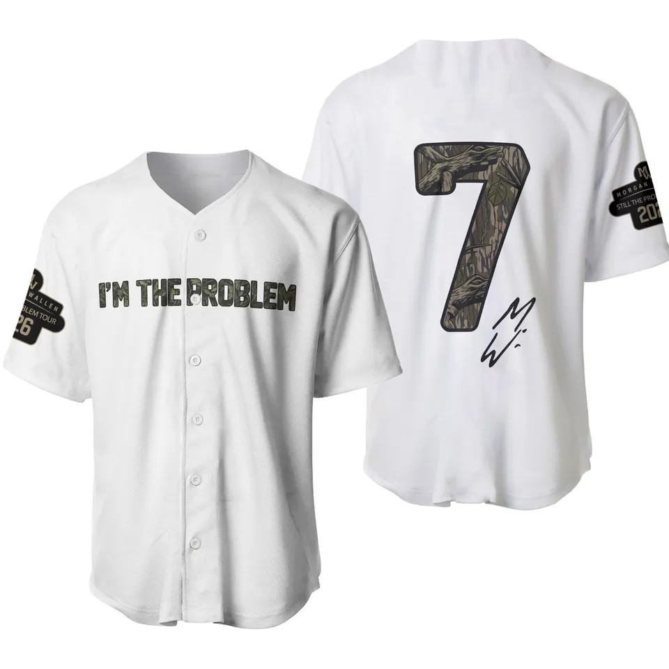 Morgan Wallen I’m The Problem Tour 26 Baseball Jersey Western Fan Gear