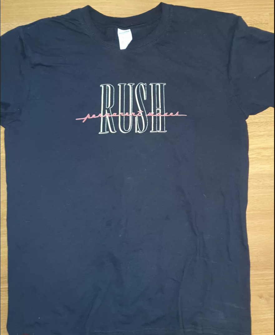 Rush Vintage Original Shirt Permanent Waves Tour 80s