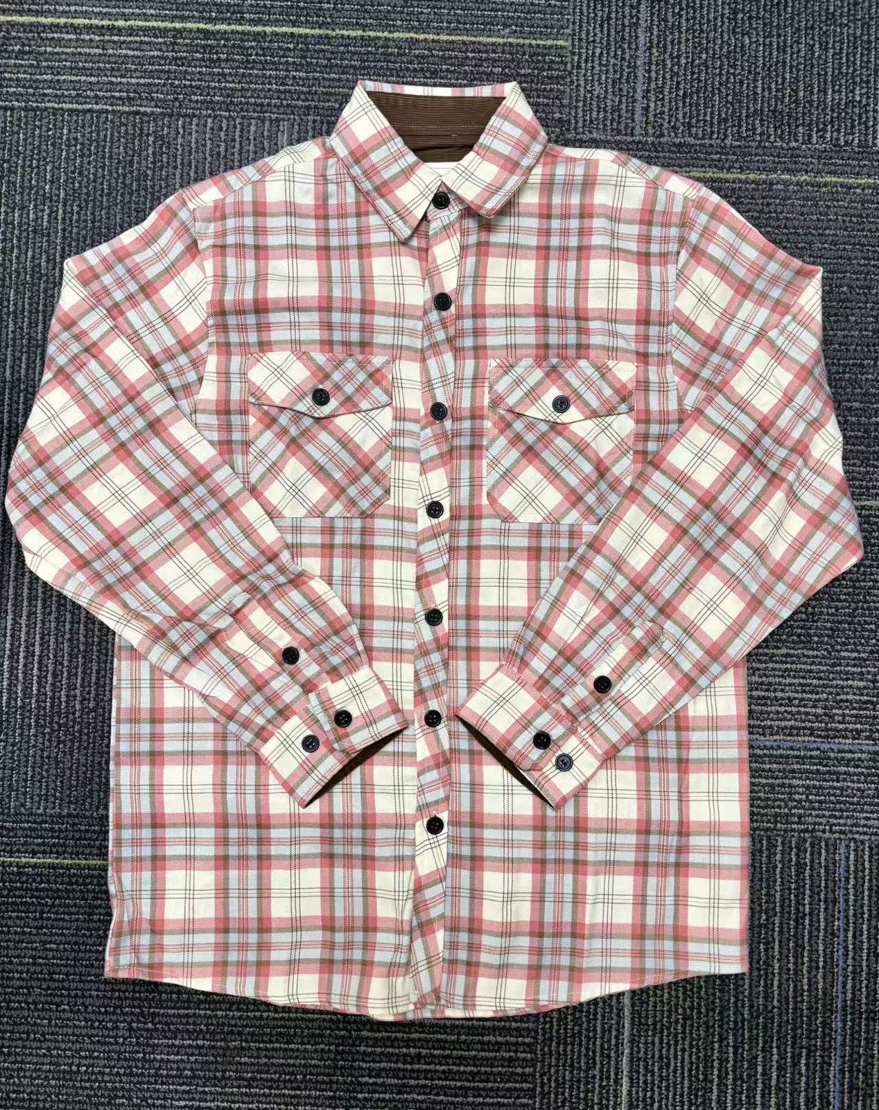 Long Sleeve Button Shirt Men’s Size 2XL Flannel Cotton Blend