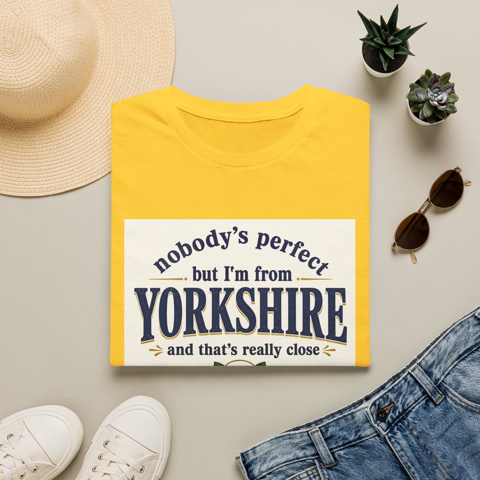 Nobody’s perfect but I’m from Yorkshire T-Shirt Yorkshire Tee
