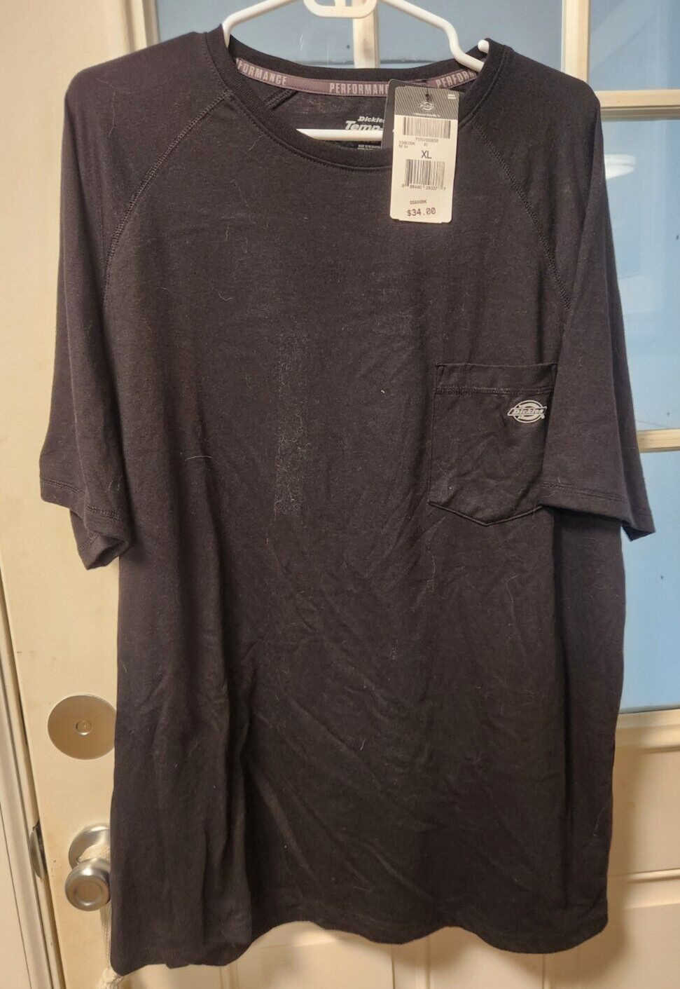 Dickies Cooling Temp-iQ Performance Short Sleeve Pocket Tee Gray XL NWT