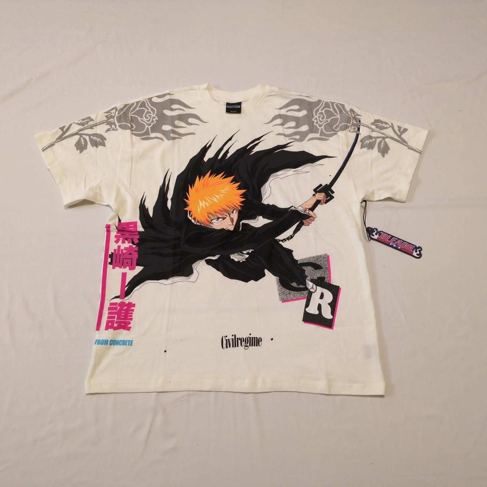 Civil Regime X Bleach Collab “No Limits” T-shirt Size M OS