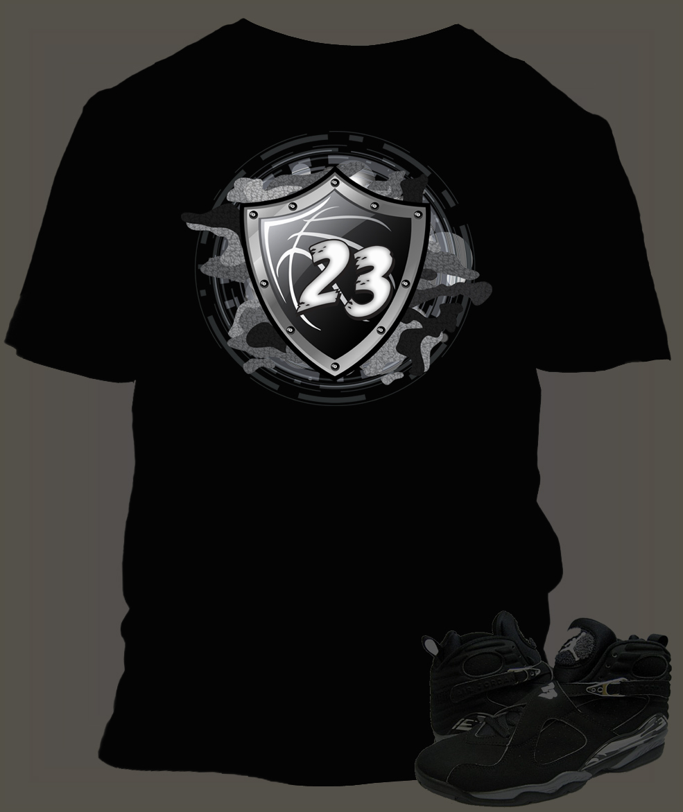 Graphic 23 Sneaker Tee Shirt to Match J8 Chrome Mens Pro Club Shaka Big Tall T