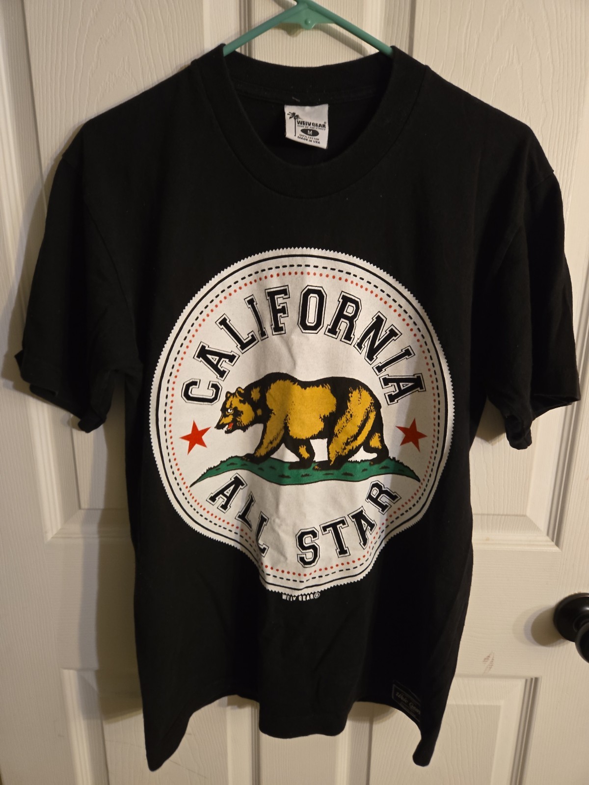 California All Star Weiv Gear Short Sleeve T-Shirt Streetwear Men’s Size Medium