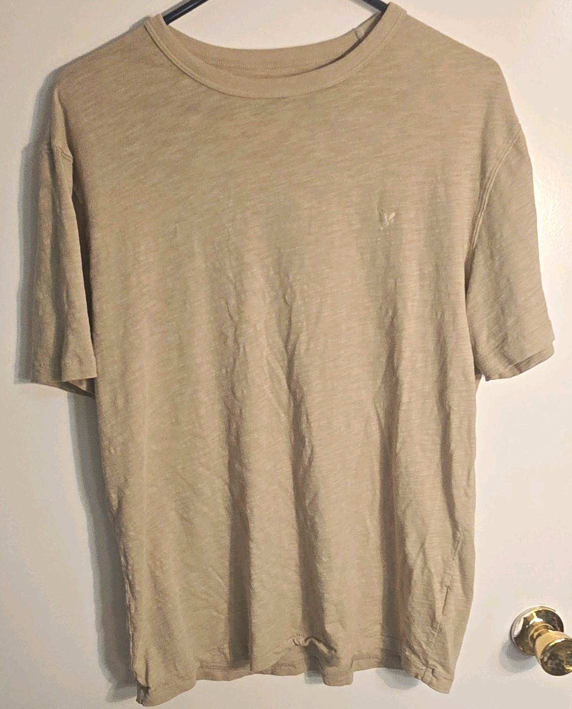 American Eagle Super Soft Standard Fit 100% Cotton Crew Neck Sage Green Men’s M