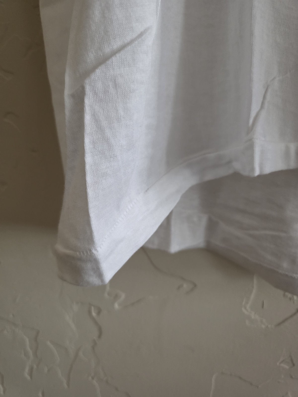 New NWOT Vintage 50s Penny’s White Blank Soft T-shirt Size 46 100% Combed Cotton
