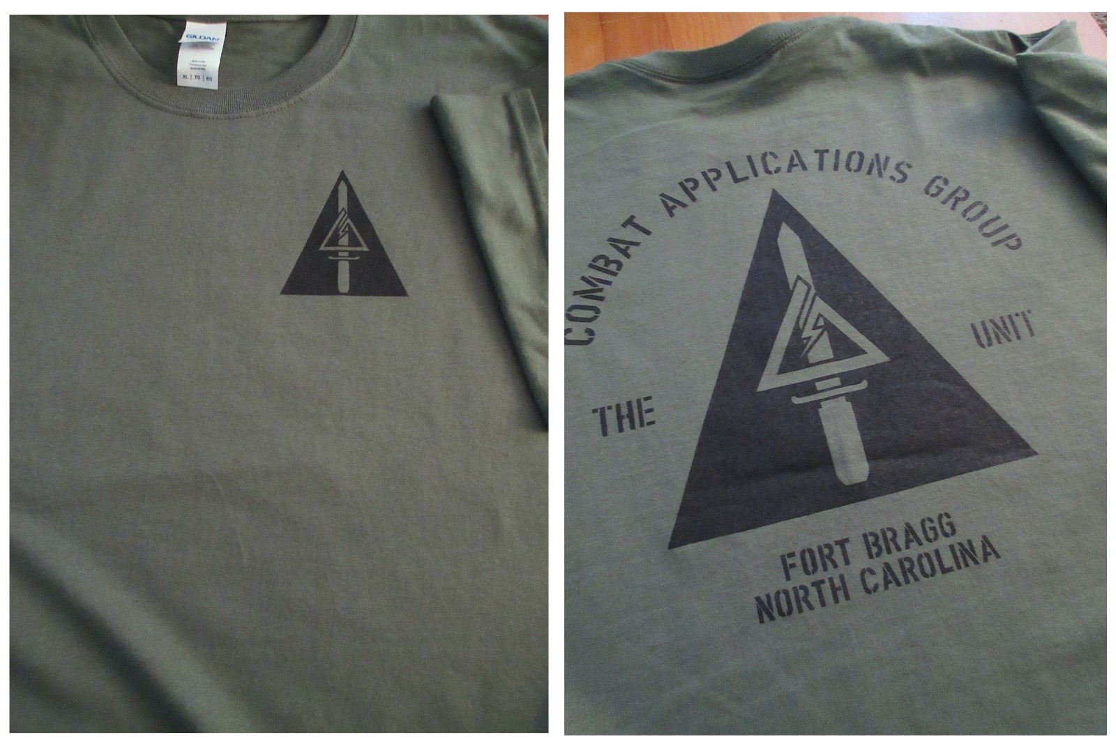 Delta Force CAB (1st SFOD-D) The Unit Silk-Screened T-Shirt XXL Ultra Cotton 6oz